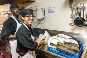 Se busca Lavaplatos para cafetería con servicio de desayunos